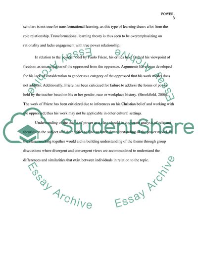 Transformative Learning as an Ideological Critique