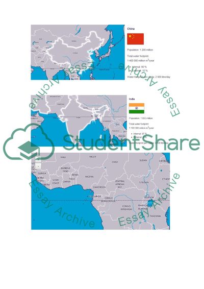 Water footprint calculator worksheet image