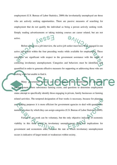 Current Trends in Unemployment