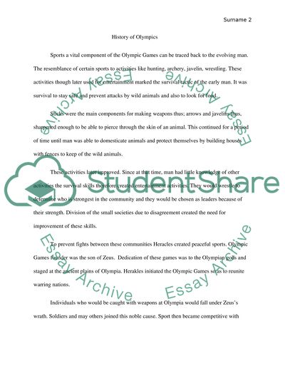 Highlights of the Olympics