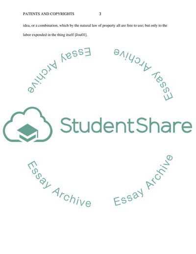 Patents and Copyrights