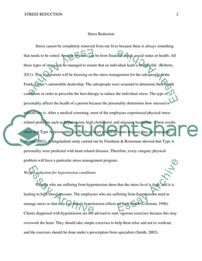 Stress Reduction for Migraine Headaches