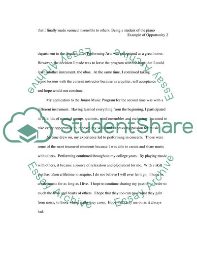 educational opportunity program essay examples