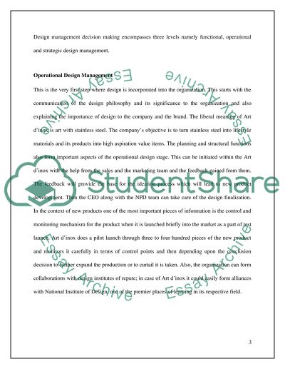 Strategic Design Management