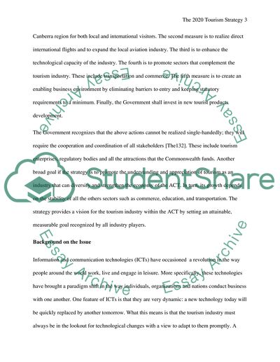 Use of New Technologies in the Tourism Industry