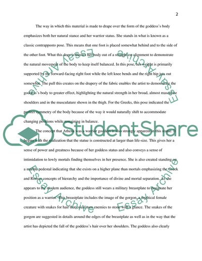 Hope Athena Statue: an Imposing Woman Looking Down Upon Her Visitors