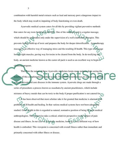 The Toxicity of Ayurvedic Medicine Use