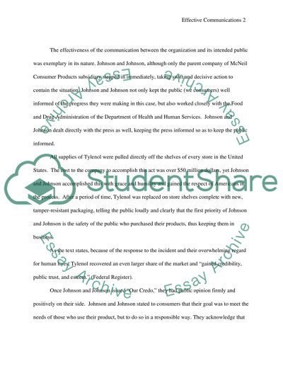 Effective Communications