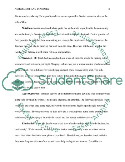 Family nursing care plan for faulty eating habits picture