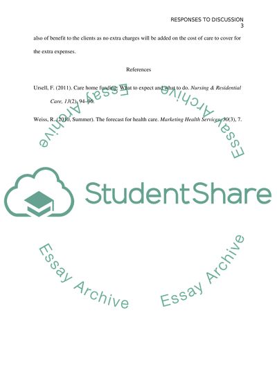 Discussion Board Post Response