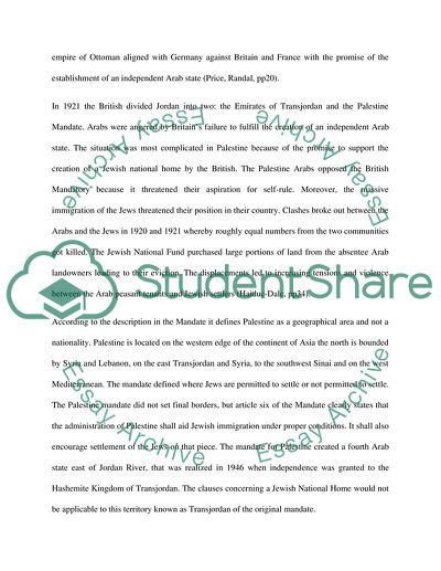 The Israeli-Palestinian Conflict