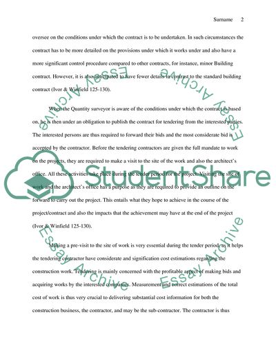 Intermediate Measurement & Contract