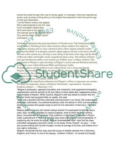 Hitler and music in the third Reich