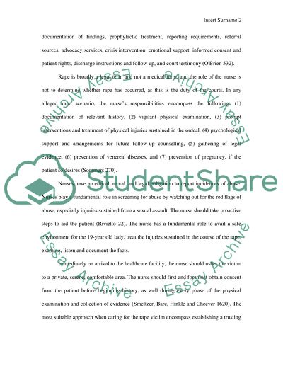 Sexual Assault Analysis