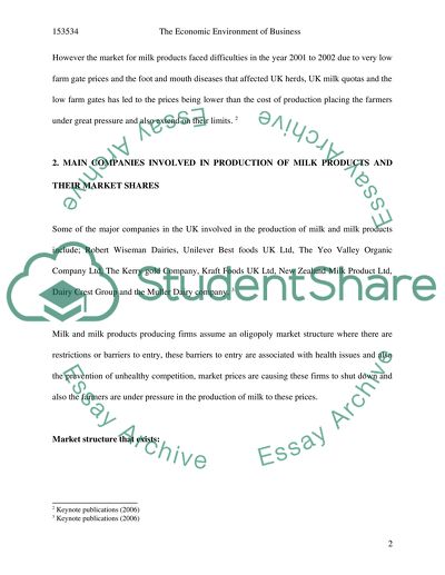 The Economic Environment of Business