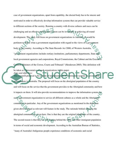 The Impacts of Information Systems in Government Organizations