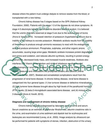 essay on laboratory evaluation of kidney disease