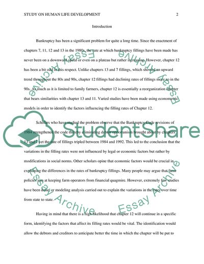 Factors Affecting Bankruptcy Rates in the US - Government Policy, Social Issues, Type of Agriculture