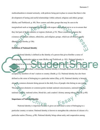 Does Canadas Official Policy of Multiculturalism Strengthen or Weaken the Countrys National Identity