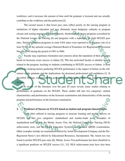 National Council Licensure Examination