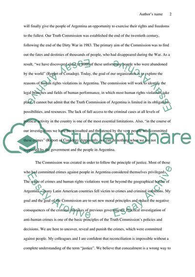 Truth, Justice and Reconciliation in Latin America