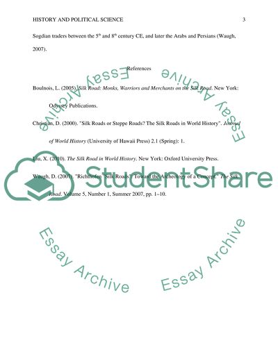 The Silk Road and its effects on the economic development of India, China, and Southeast Asia