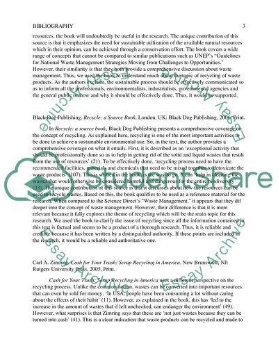 Problems of Recycling in the Modern World