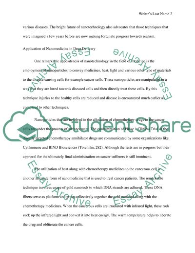 Nanotechnology Applications in Medicine