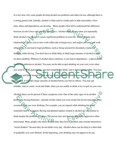 Substance abuse term