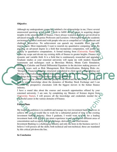 Pursue MS in Computational Finance