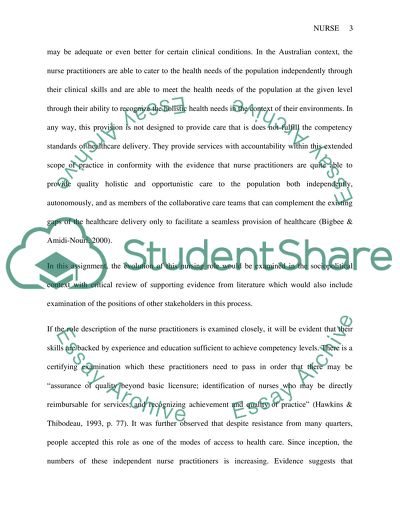 Nurse Practitioner: The Evolution of the Nursing Role