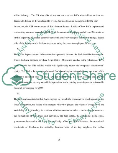 Narrative and Audit Reports