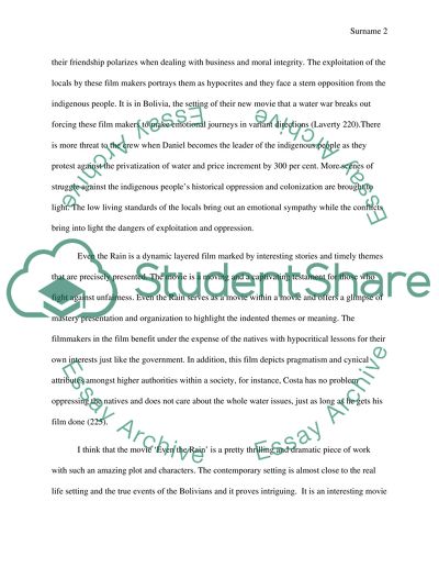 Even the Rain by Paul Laverty