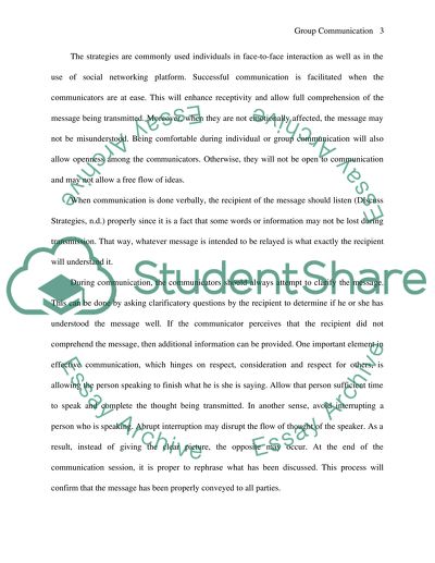 In your own words, define group communication in three to five sentences