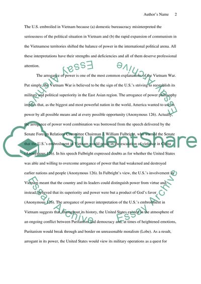 Why Did the US Become Embroiled in Vietnam