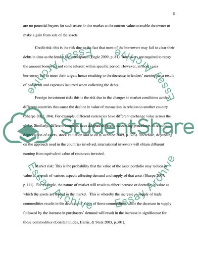 In Finance, Risk Is Best Judged in a Portfolio Context