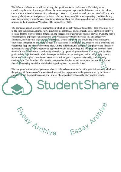 Strategic Management of International Enterprise