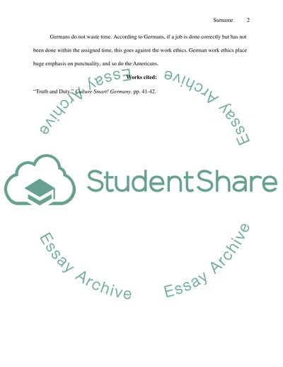 Germans that you hold to be true and admire