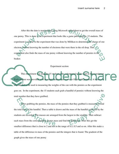 Redicovering the atom, how many pennies For Chemirsty Class