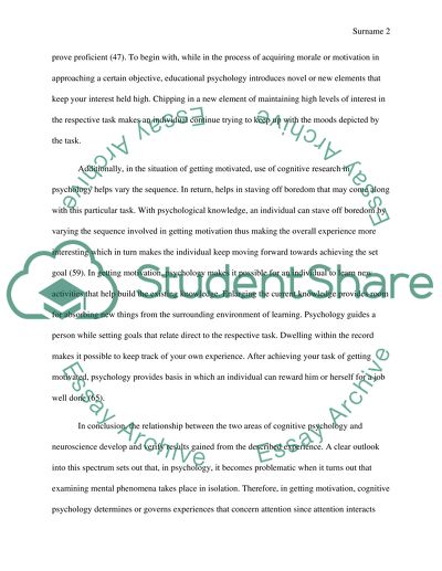 Application of Psychology in Life Essay Example | Topics and Well ...