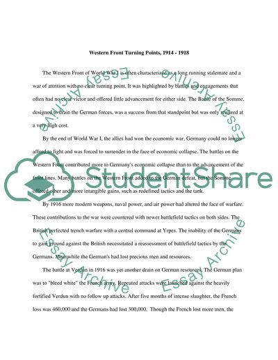 The Battle of the Somme