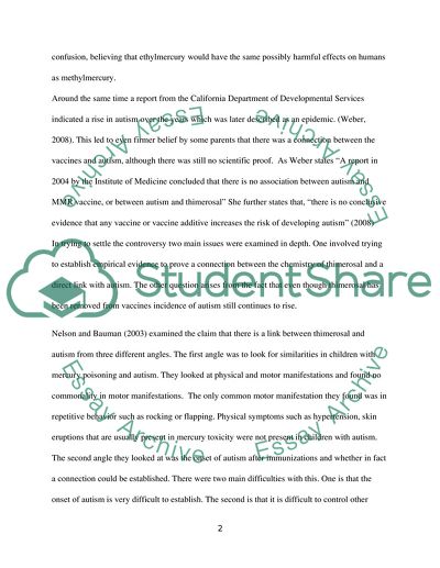 Discussing the controversy of vaccines and their potential link to disease such as autism