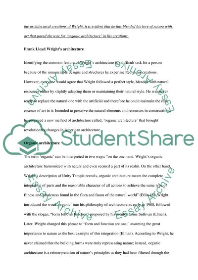 Frank Lloyd Wright as the Preeminent Architect Who Ever Lived in America