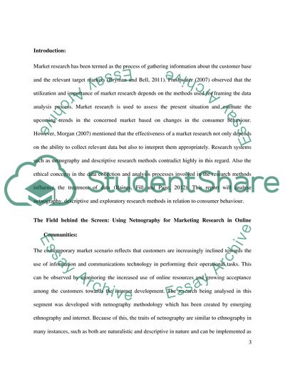 Comparing the Different Types of Marketing Research on Consumer Behaviour