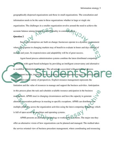 Information Strategies