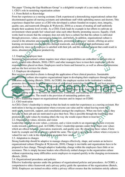 Closing the Gap Healthcare Group