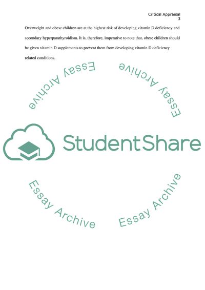 Obesity in Children and Adolescents