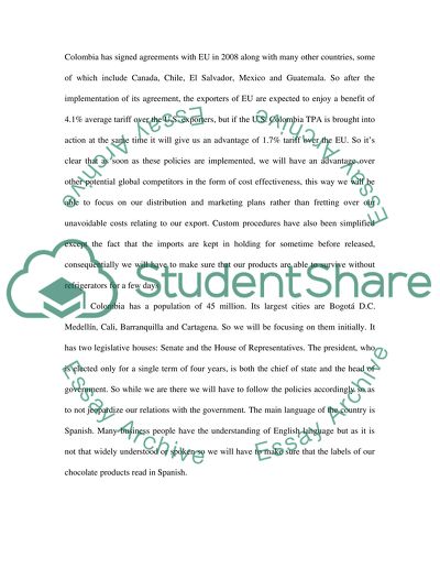 Free Trade Agreements Colombia