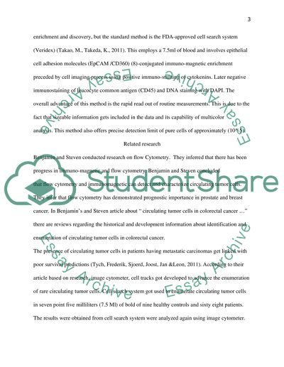 Detecting Circulating Tumor Cells using Flow Cytometry