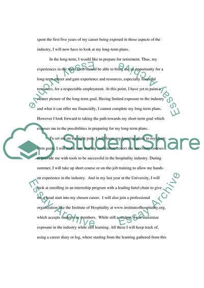 Career Development Assignment